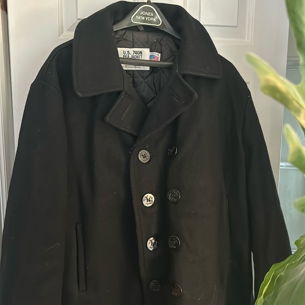 Vintage Navy Peacoat size 44